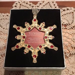 Silver plated photo frame ornaments